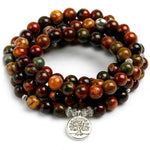 Load image into Gallery viewer, Clarity of Mind of Life Tree 108 Beads Mala of Awakning Buddhist Jewelry