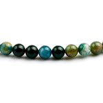 Load image into Gallery viewer, Longevity by Life Tree 108 Beads Mala Zoomed on Natural Indian Agate Stones Beads Seen from front