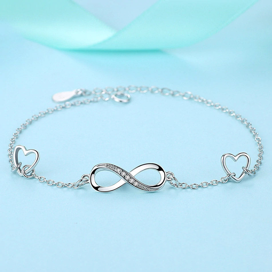 Eternal True Love Elegance Bracelet in decorated environment seen from front