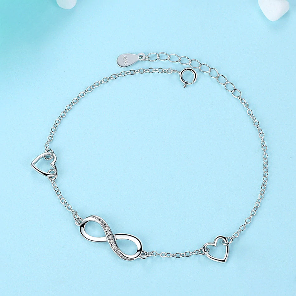 Eternal True Love Elegance Bracelet in decorated environment seen from top