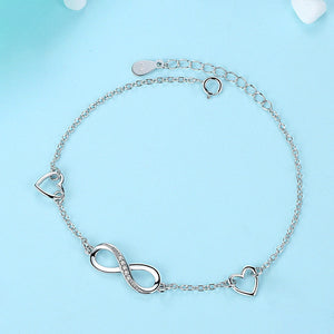 Eternal True Love Elegance Bracelet in decorated environment seen from top