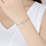 Load image into Gallery viewer, Serenity of Eternal Unity Elegance Bracelet worn by woman model
